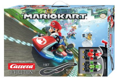 Carrera First Nintendo authentic Mario Kart Slot Car Race Track - Includes 2 Cars Mario an