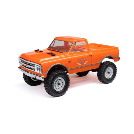 1 24 SCX24 1967 Chevrolet C10 4WD Brushed Truck RTR Orange Chris s House