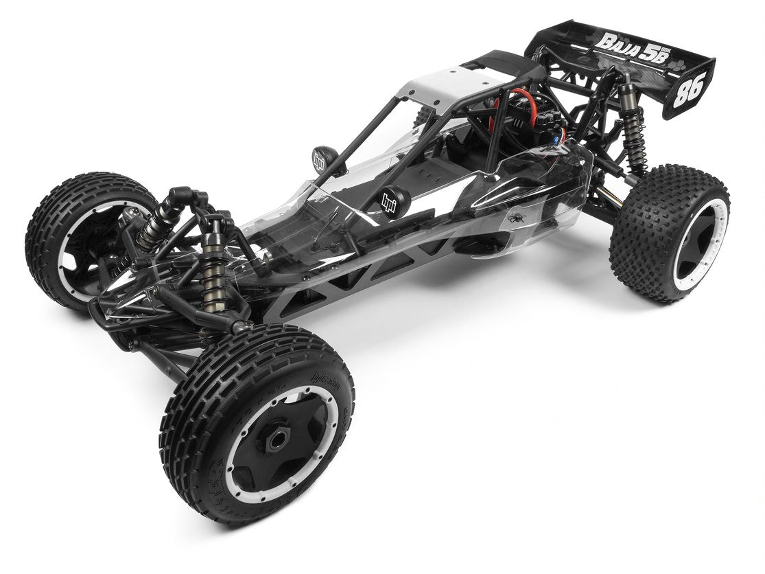 1 5 Scale Baja 5B Flux 2WD Electric Desert Buggy KIT WITH CLEAR BODY