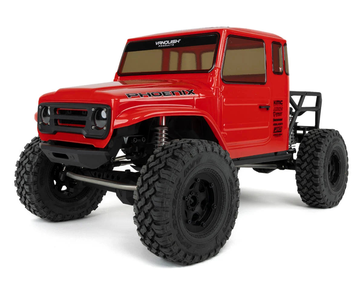 Vanquish VS4-10 Phoenix Straight Axle RTR Rock Crawler (Red