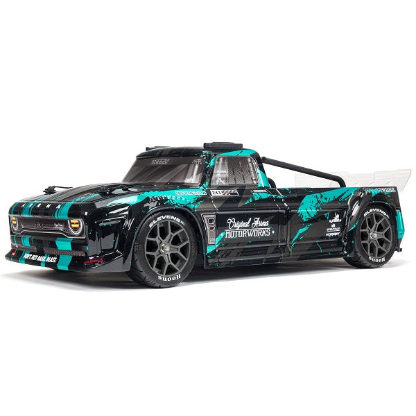 ARRMA INFRACTION 4X4 3S BLX 4WD Street Bash Resto Mod Truck RTR TEAL Chris s House