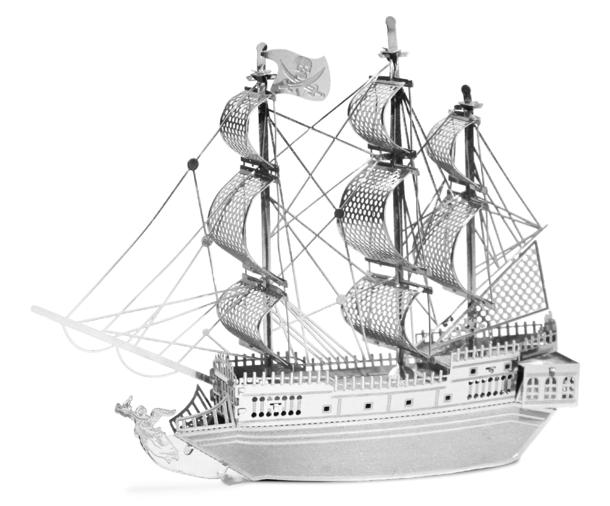 The Black Pearl Metal Earth Model Kit