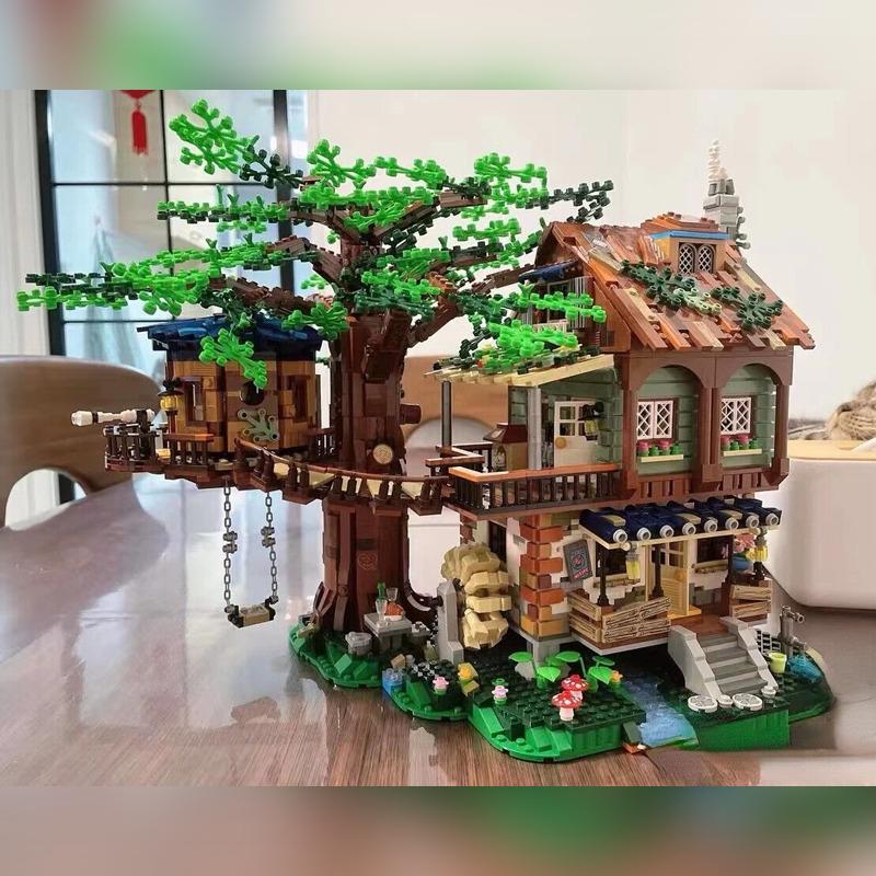 Tree House and Cabinet | LOZ 1033 Mini Block Building Set