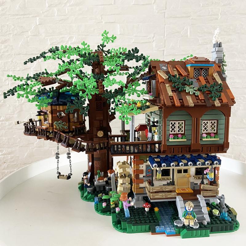 Tree House and Cabinet | LOZ 1033 Mini Block Building Set