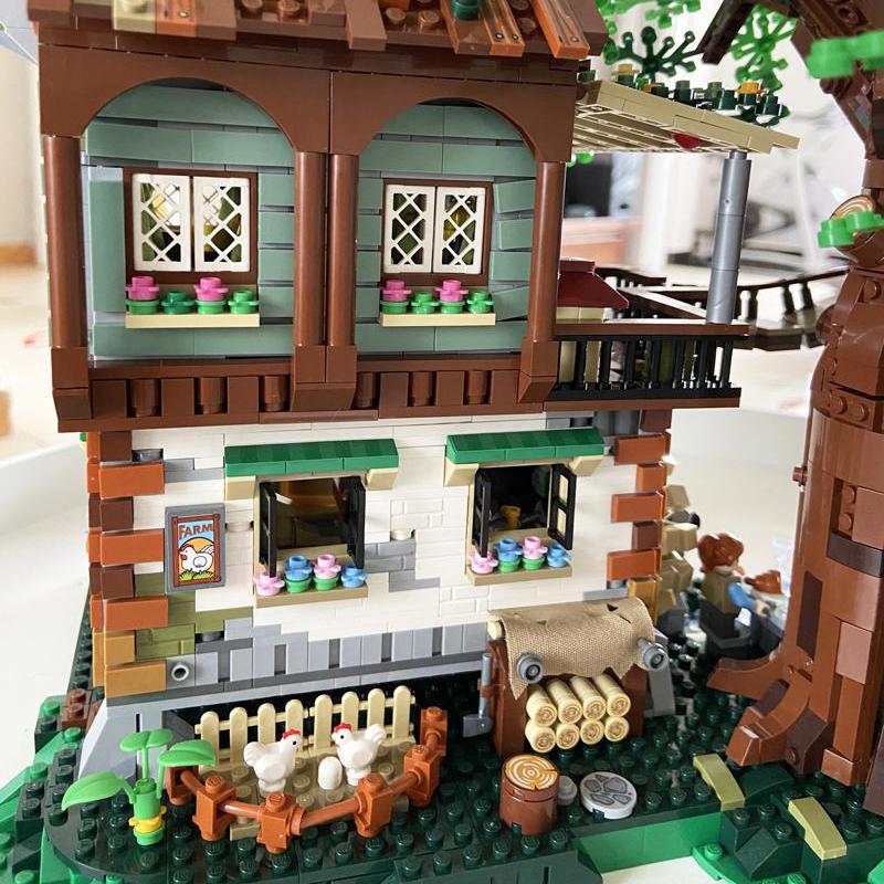 Tree House and Cabinet | LOZ 1033 Mini Block Building Set