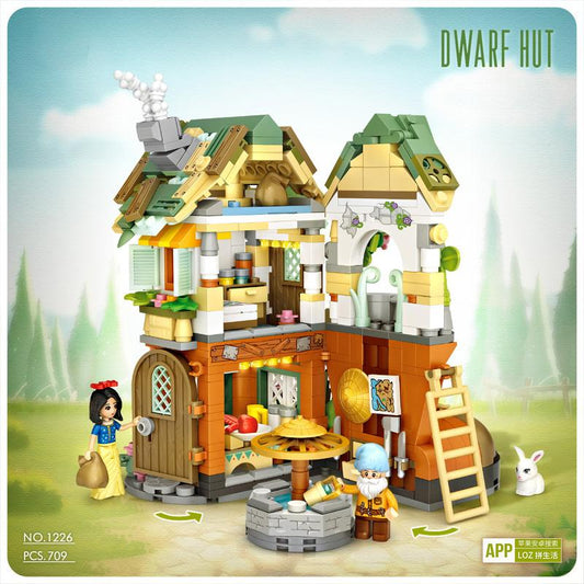 Dwarf Hut | LOZ 1226 Mini Block Building Bricks Set Fairy Tale