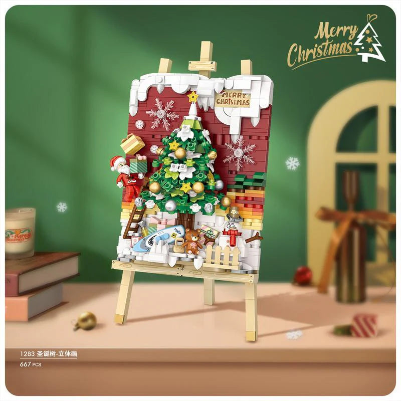 Christmas Tree | LOZ 1283 Mini Block Painting Set