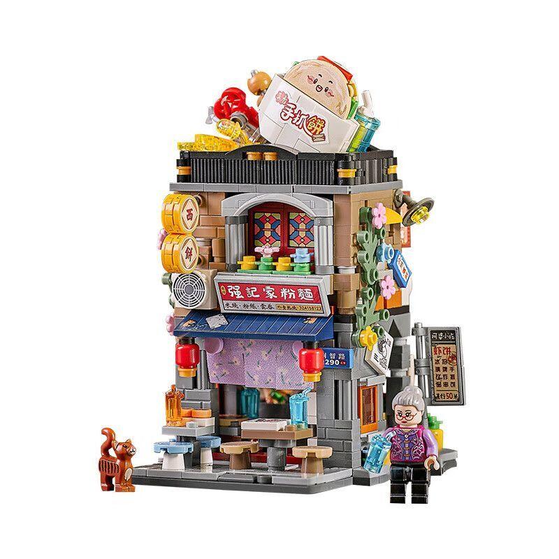 Granny Snack Bar | LOZ 1290 Building Bricks Mini Street Food Set