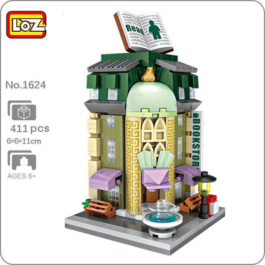 Book Store | LOZ 1624 Mini Block Building Bricks Set