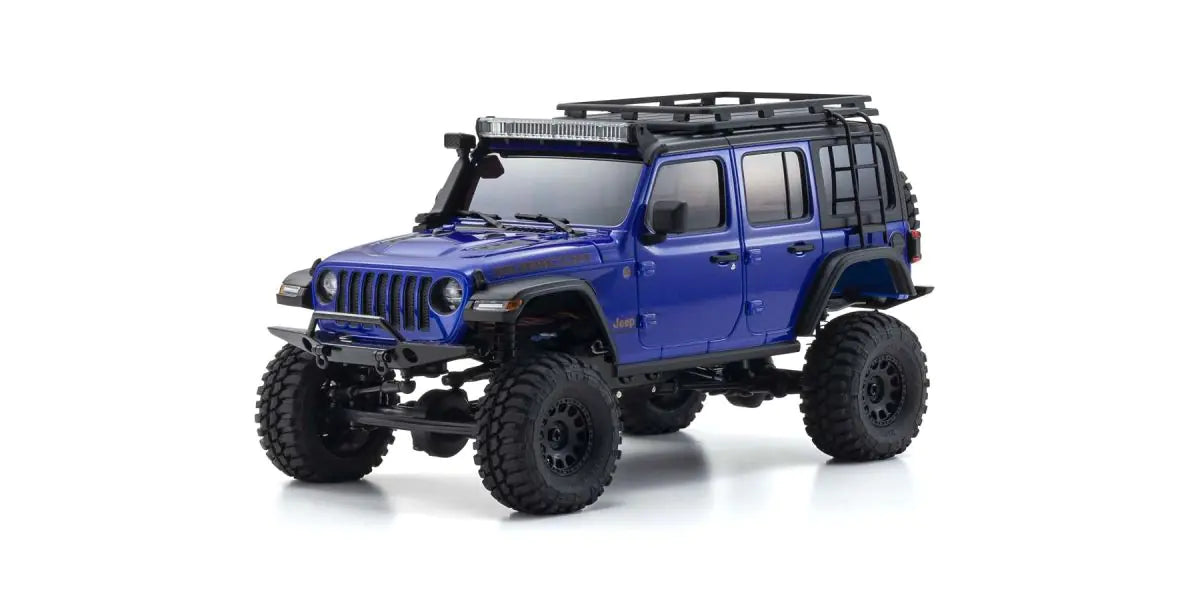 MINI-Z 4x4 readyset Jeep Wrangler Ocean Blue Metallic