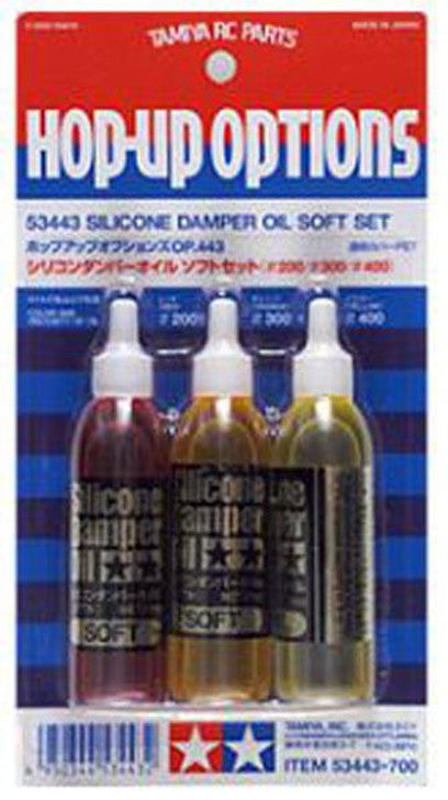 Tamiya Silicone Shock Oil Set (3) (200, 300, 400cst) (20cc)