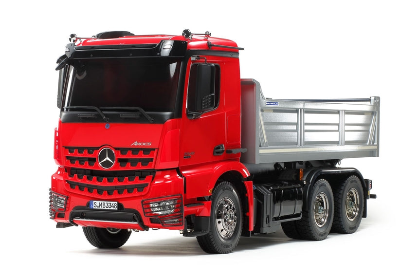 MERCEDES BENZ AROCS 3348 6X4 Tipper Truck, RED/SILVER Edition TAM56361 KIT