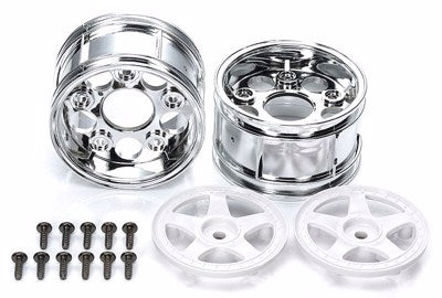 5-Spoke 2-Piece Wide Wheels (2 Pcs)