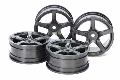 5-Spoke Wheels (0mm Offset) (Black)