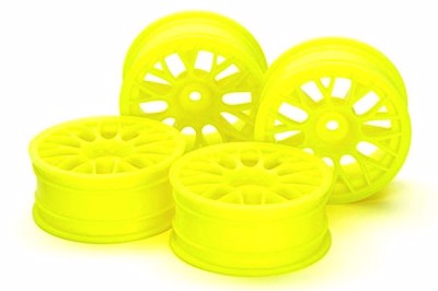 Mesh Wheels (+2mm Offset) (Fluorescent Yellow)