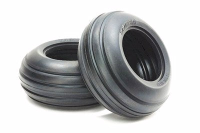 Ribbed Front Bubble Tires (Soft, 2Pcs)