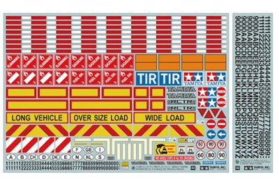 Tractor/Trailer Sticker Set