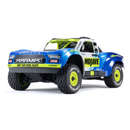 MOJAVE GROM Mini Brushed 4X4 Desert Truck RTR with Battery & Charger, Blue/White