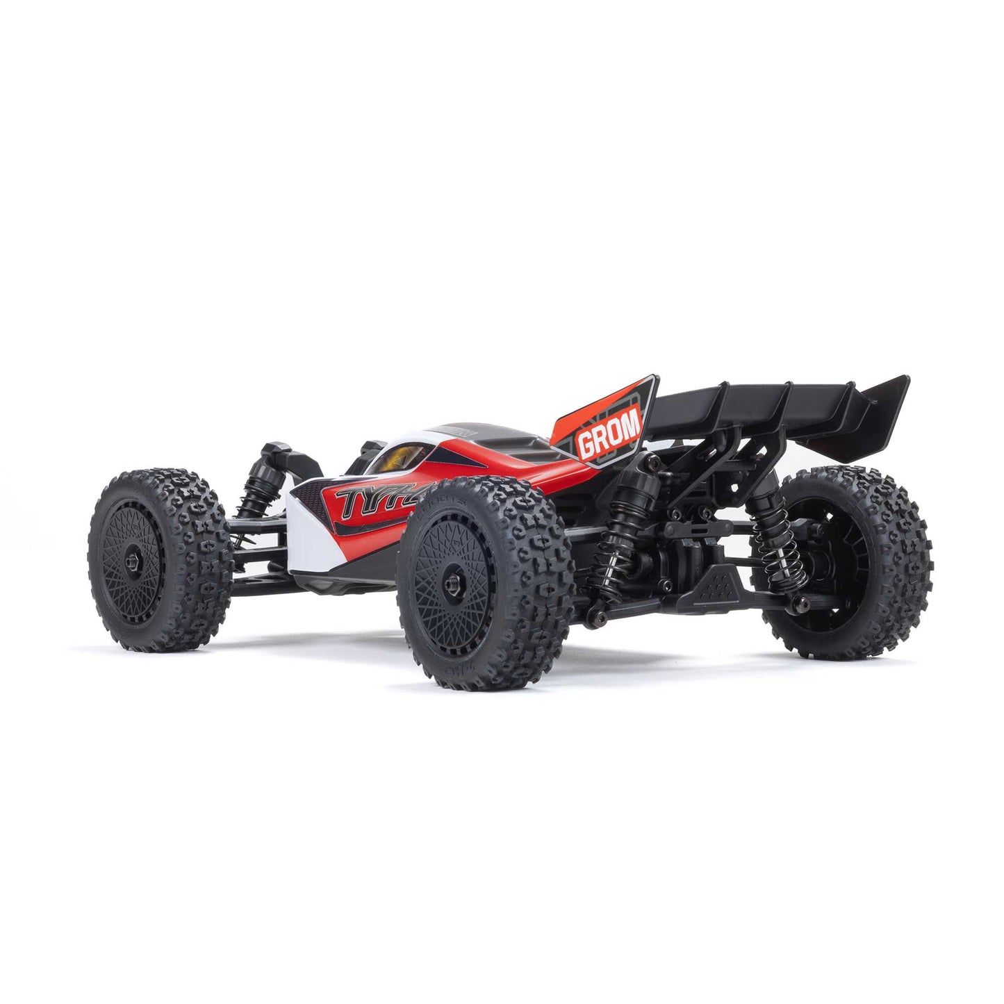 Typhon Grom Mega 380 Brushed 4X4 Buggy RTR with Battery & Charger - Red/White