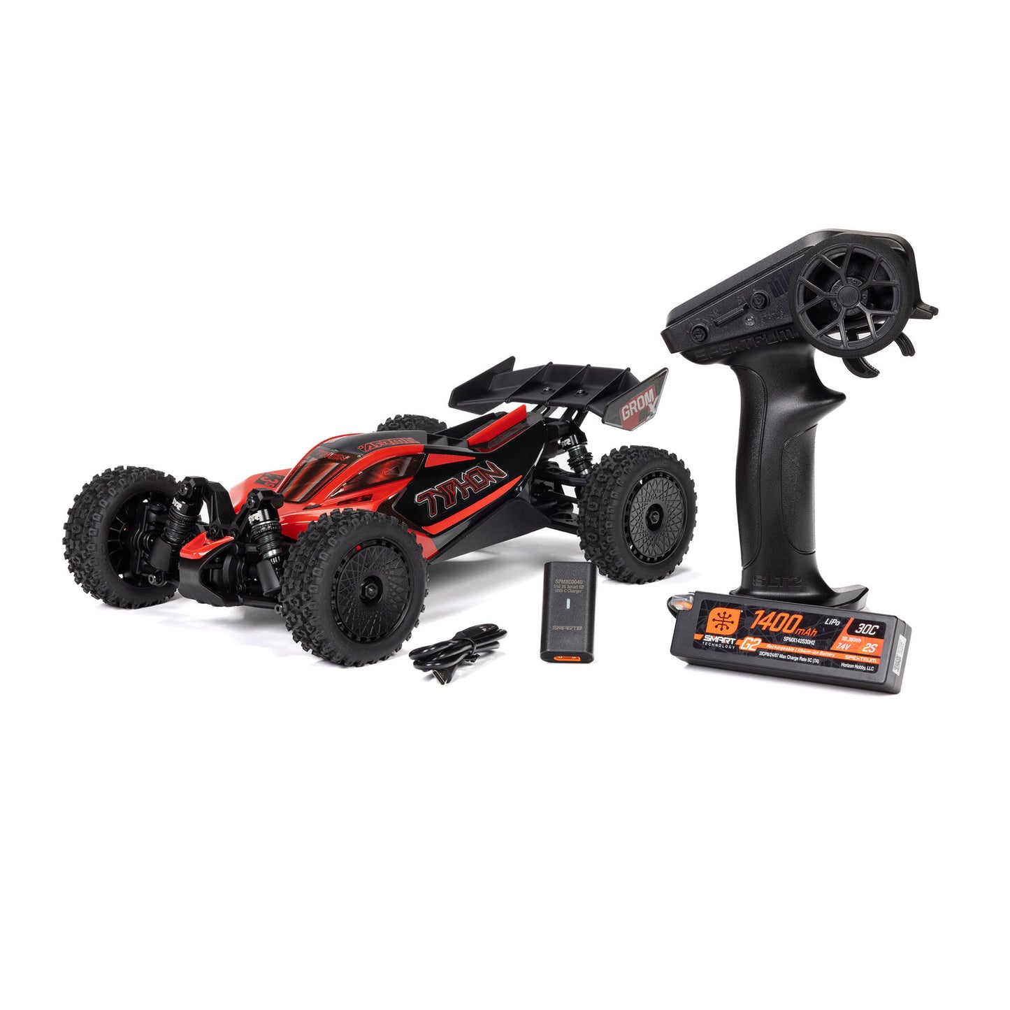 TYPHON GROM 223S BLX Brushless 4X4 Buggy RTR Combo - Red