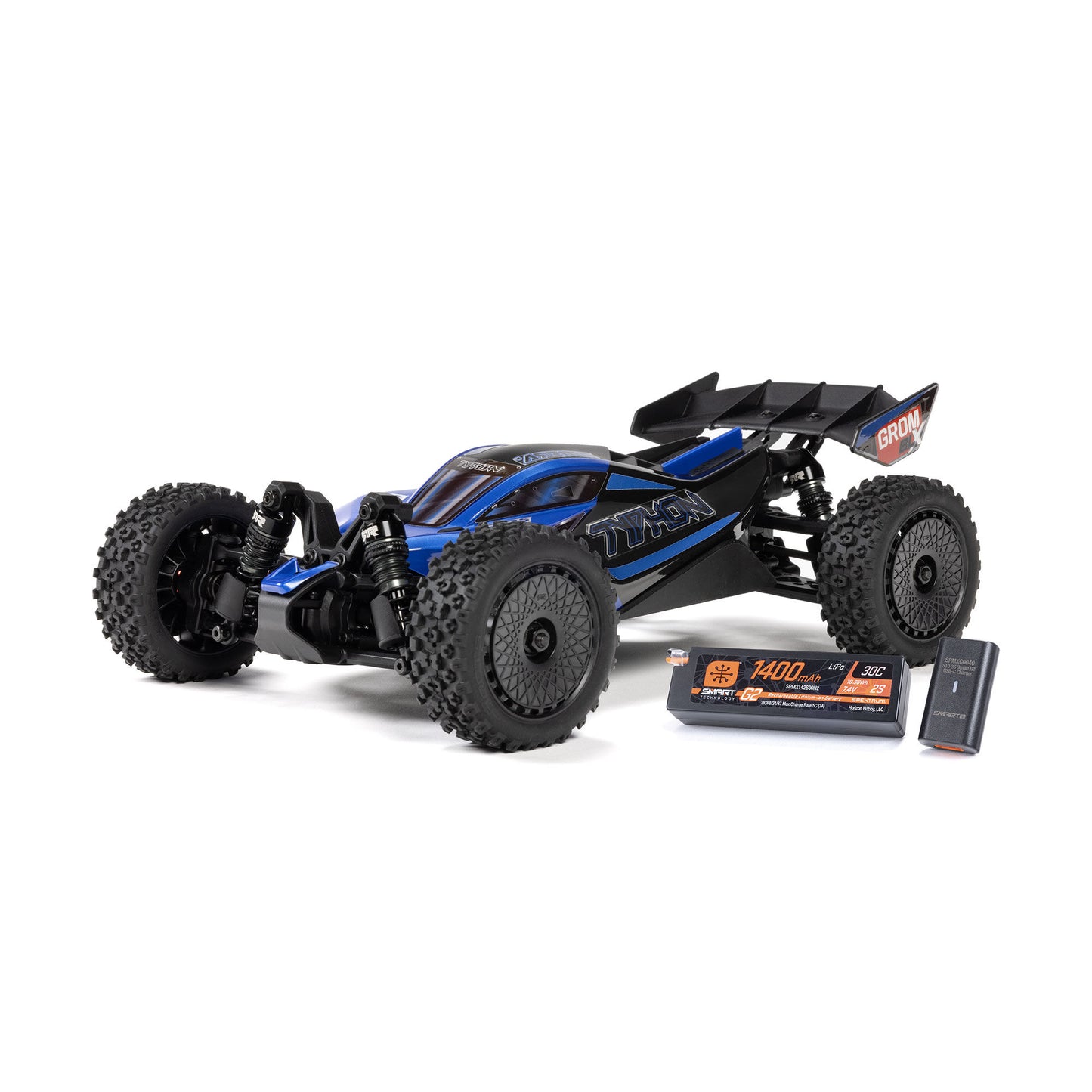 TYPHON GROM 223S BLX Brushless 4X4 Buggy RTR Combo - Blue