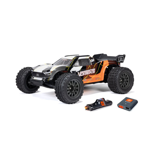 1/10 VORTEKS MEGA 550 2WD Stadium Truck RTR Combo - Orange