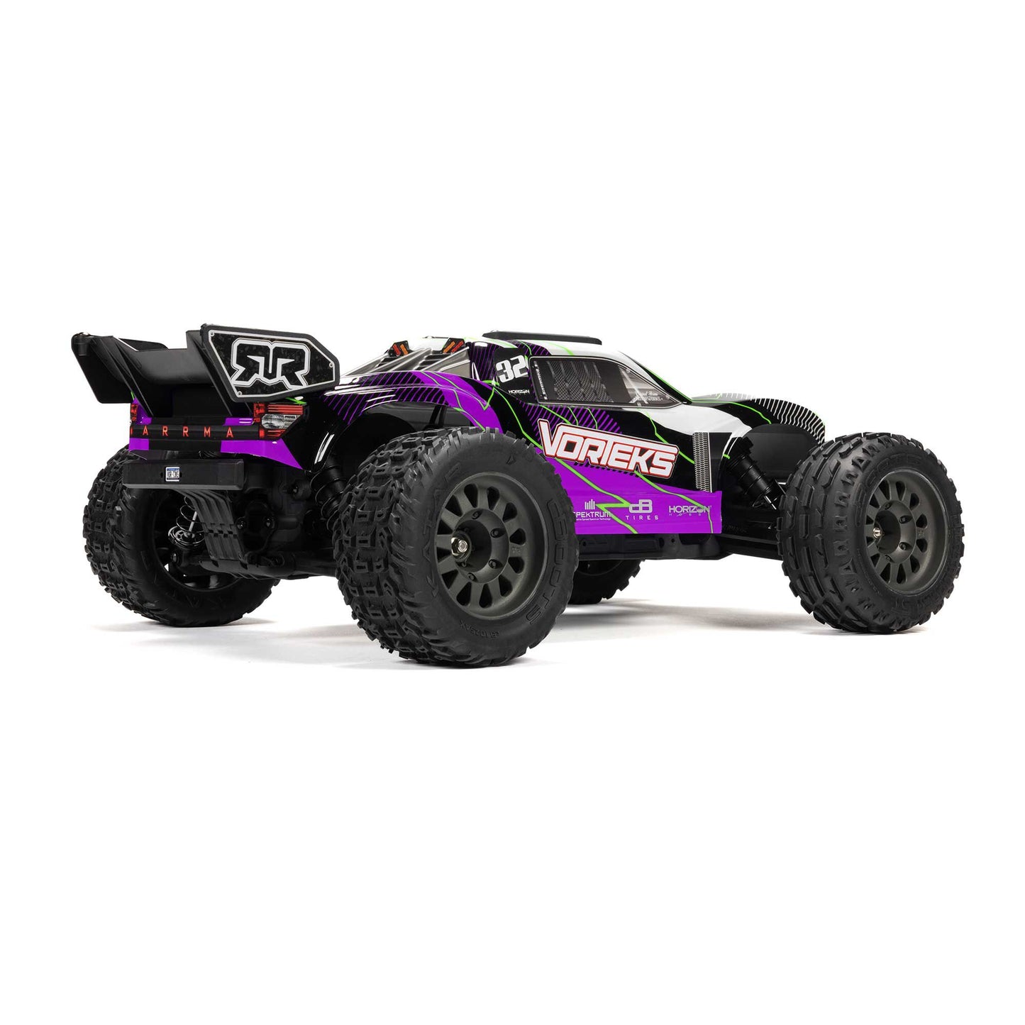 1/10 VORTEKS MEGA 550 2WD Stadium Truck RTR Combo - Purple