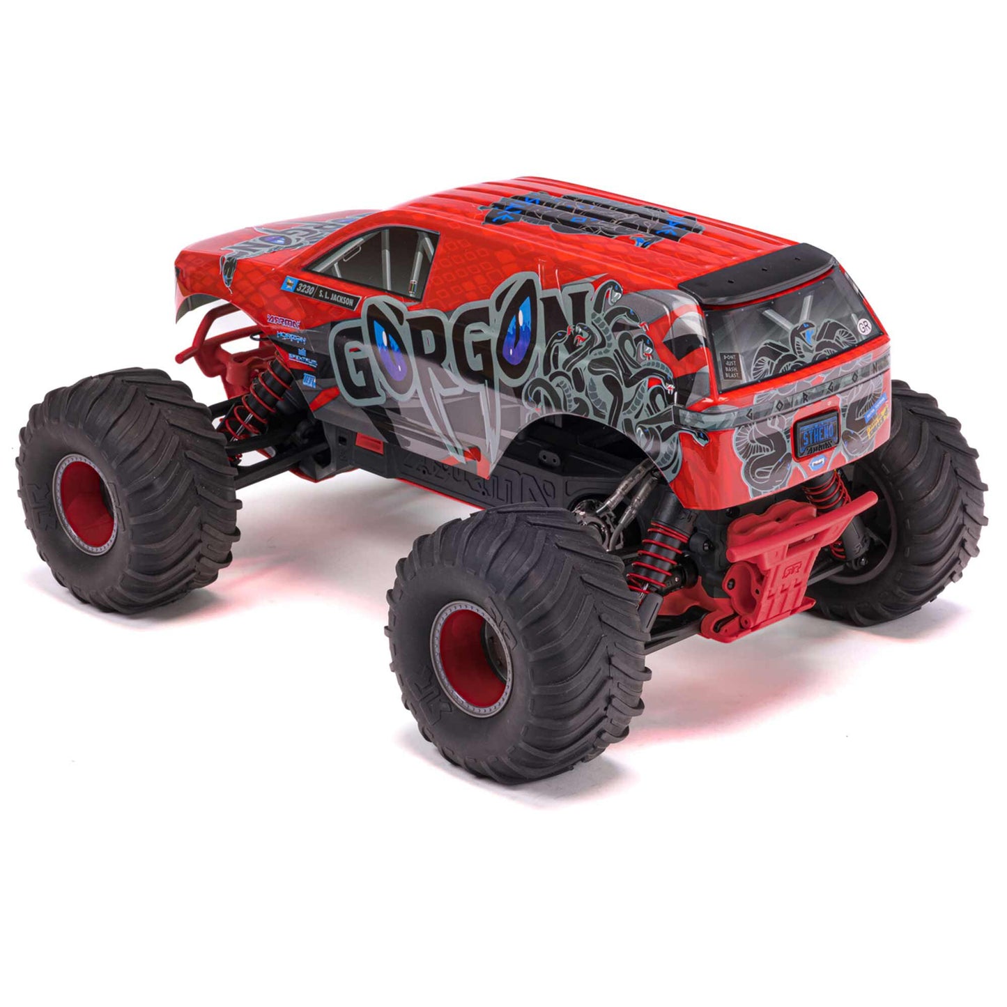 GORGON 4X2 Monster Truck RTR with Battery & Charger, Red