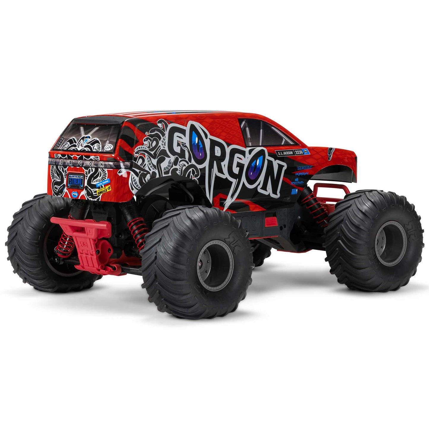 GORGON 4X2 Monster Truck RTR with Battery & Charger, Red