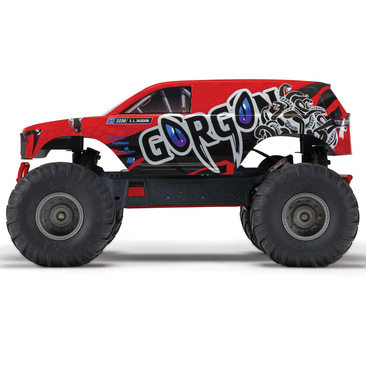 GORGON 4X2 Monster Truck RTR with Battery & Charger, Red