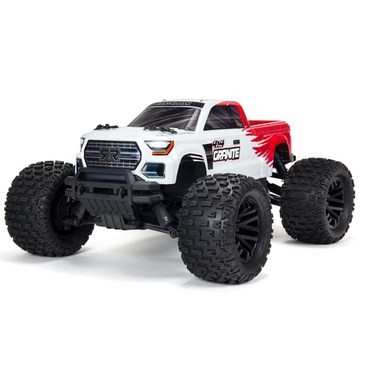 1/10 GRANITE 4WD V3 MEGA 550 Brushed Monster Truck , Red