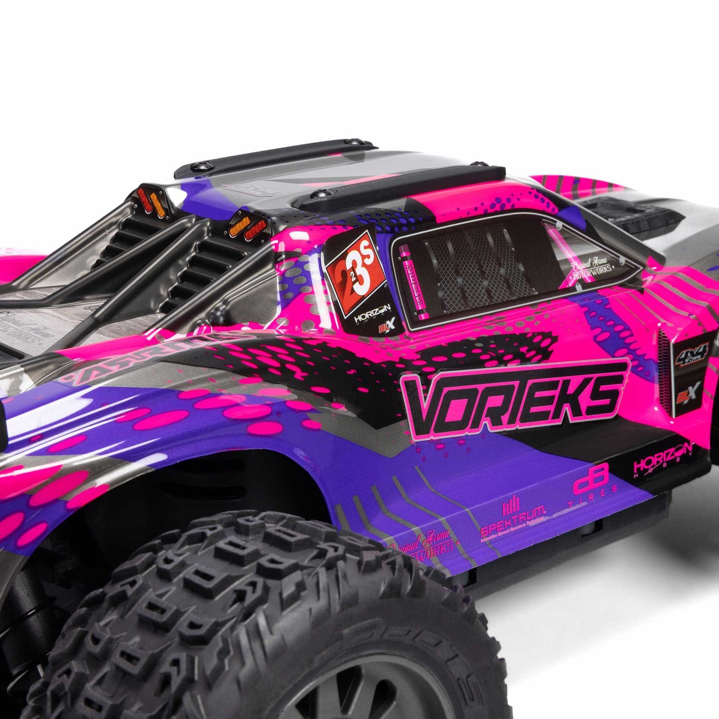 1/10 VORTEKS 223S BLX Brushless 4X4 Stadium Truck RTR with DSC, Purple