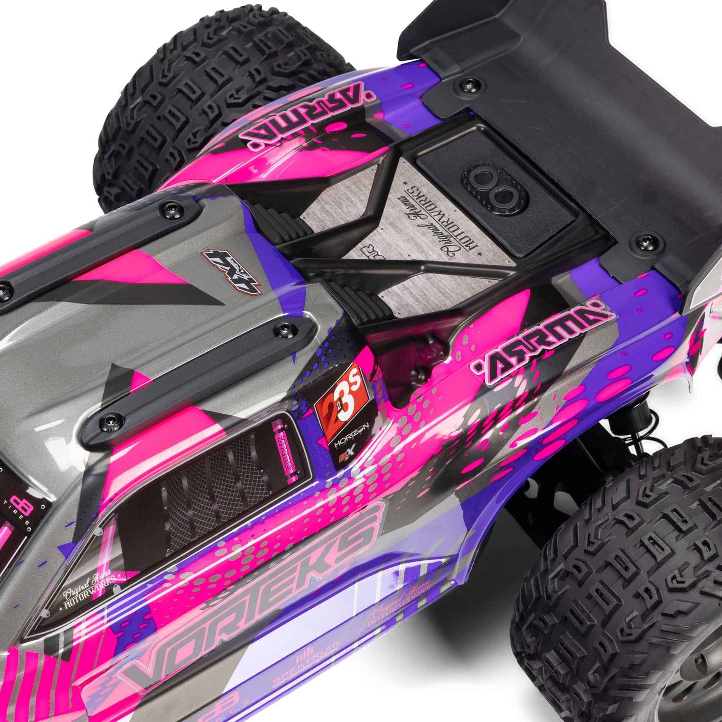 1/10 VORTEKS 223S BLX Brushless 4X4 Stadium Truck RTR with DSC, Purple