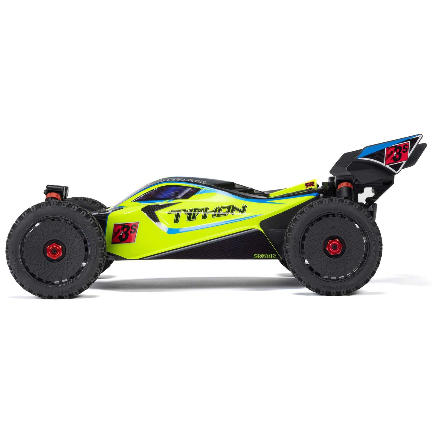 1/8 TYPHON 223S BLX Brushless 4X4 Buggy RTR with DSC, Yellow / Blue