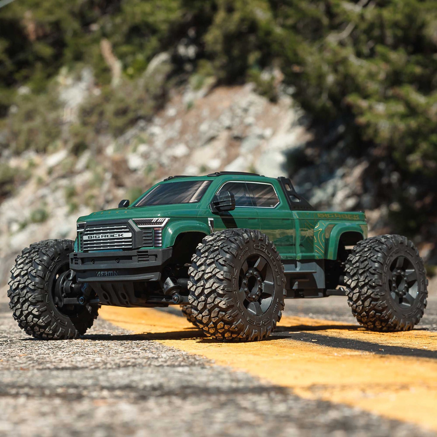 1/10 BIG ROCK 223S DSC 4X4 RTR Brushless Monster Truck, Green