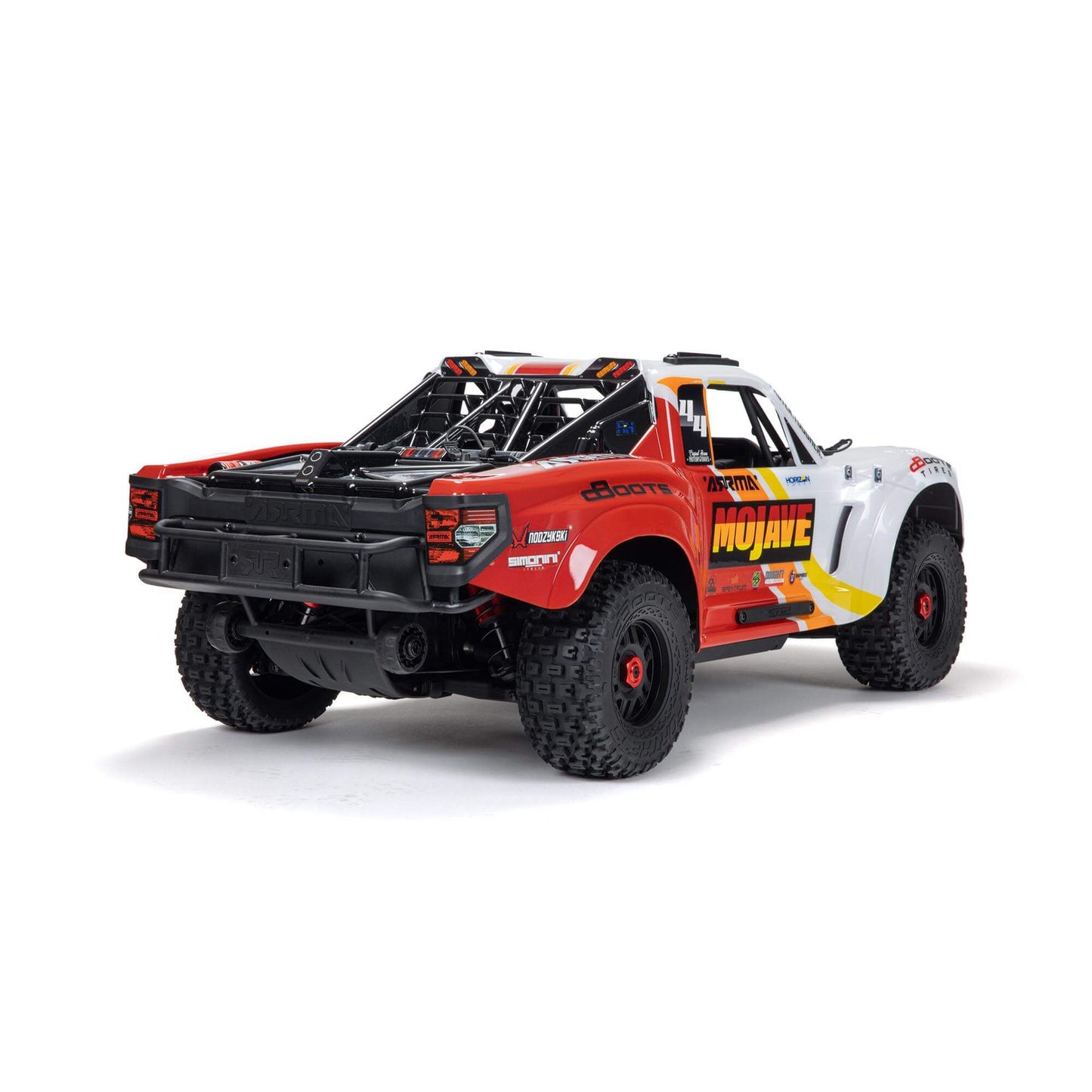 MOJAVE 4X4 4S BLX 1/8 Desert Truck RTR, WHITE/RED