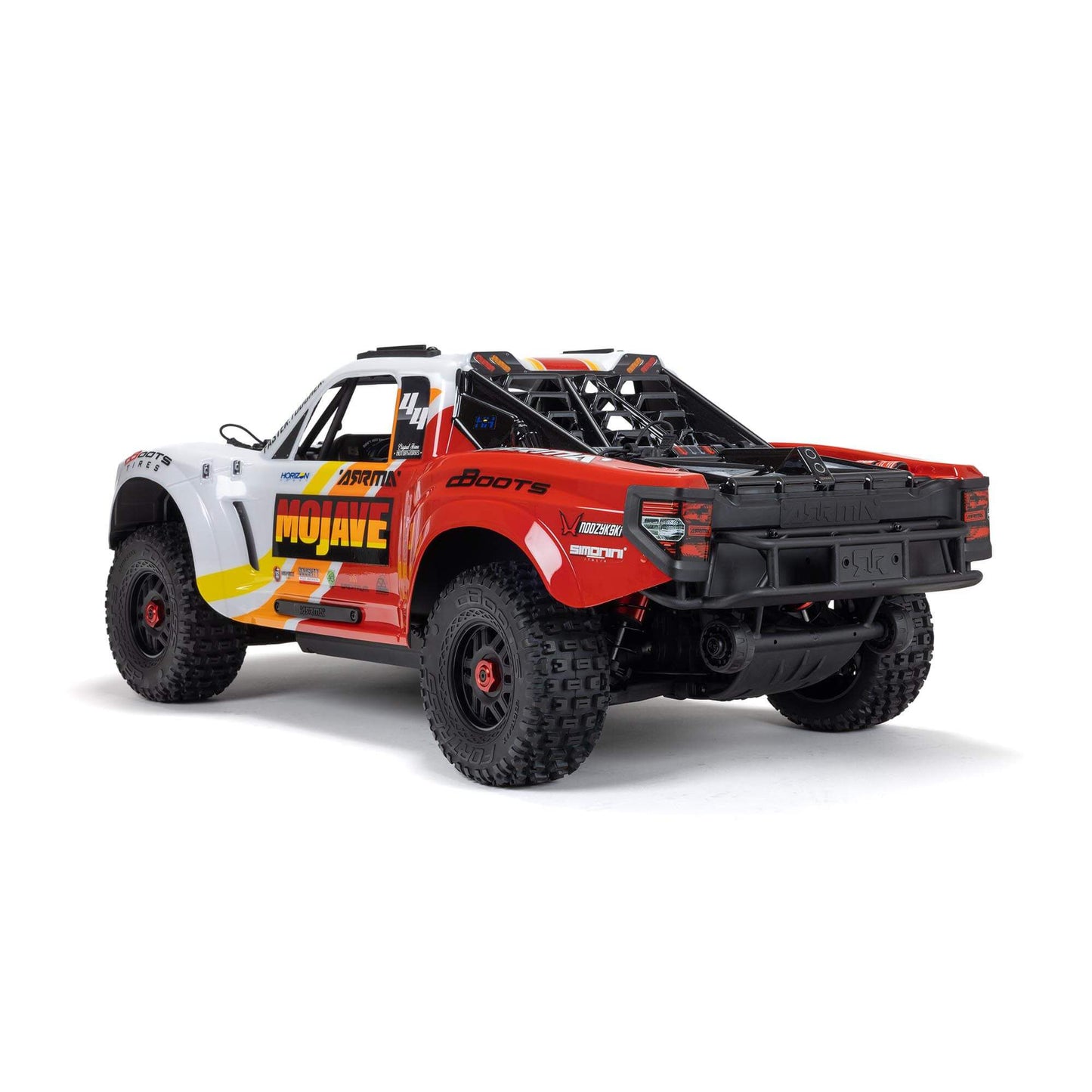 MOJAVE 4X4 4S BLX 1/8 Desert Truck RTR, WHITE/RED