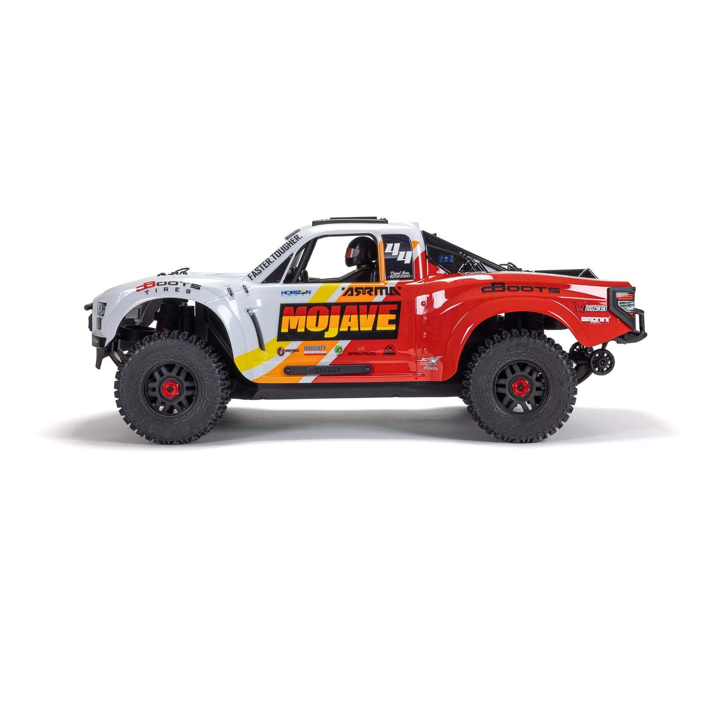 MOJAVE 4X4 4S BLX 1/8 Desert Truck RTR, WHITE/RED