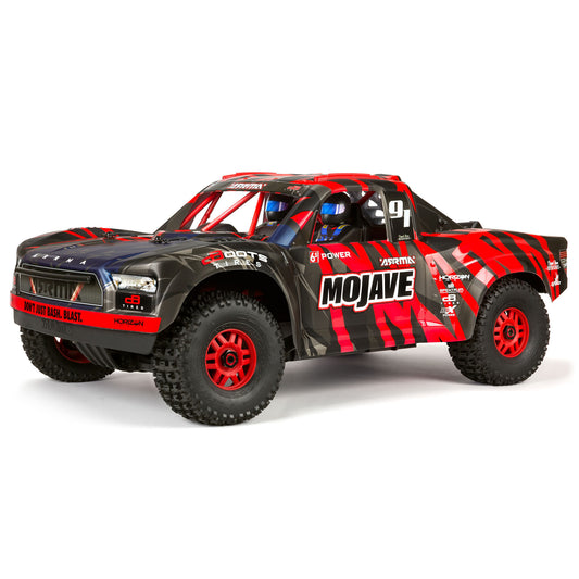 1/7 MOJAVE 6S V2 4X4 BLX Desert Truck with Spektrum Firma RTR, Red/Black IN TRANSIT