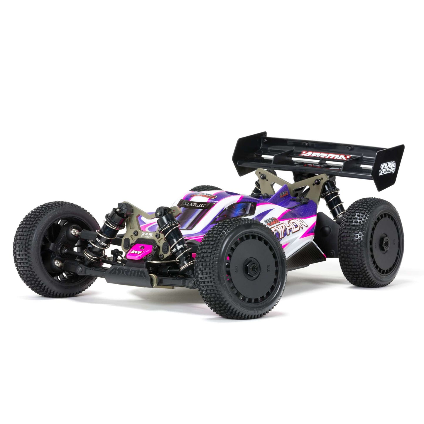 1/8 TLR Tuned TYPHON 4X4 Roller Buggy, Pink/Purple REQUIRES ELECTRONICS