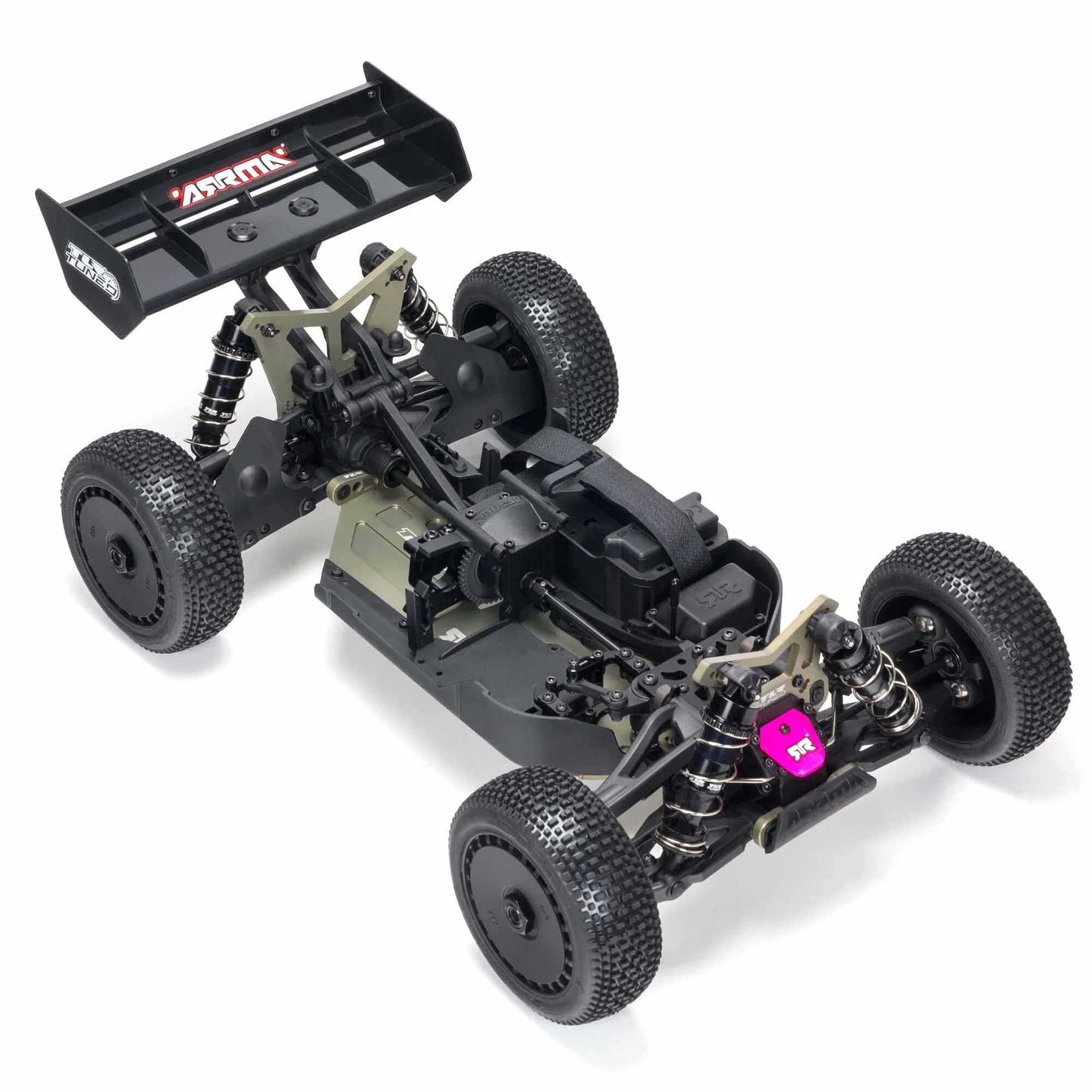 1/8 TLR Tuned TYPHON 4X4 Roller Buggy, Pink/Purple REQUIRES ELECTRONICS