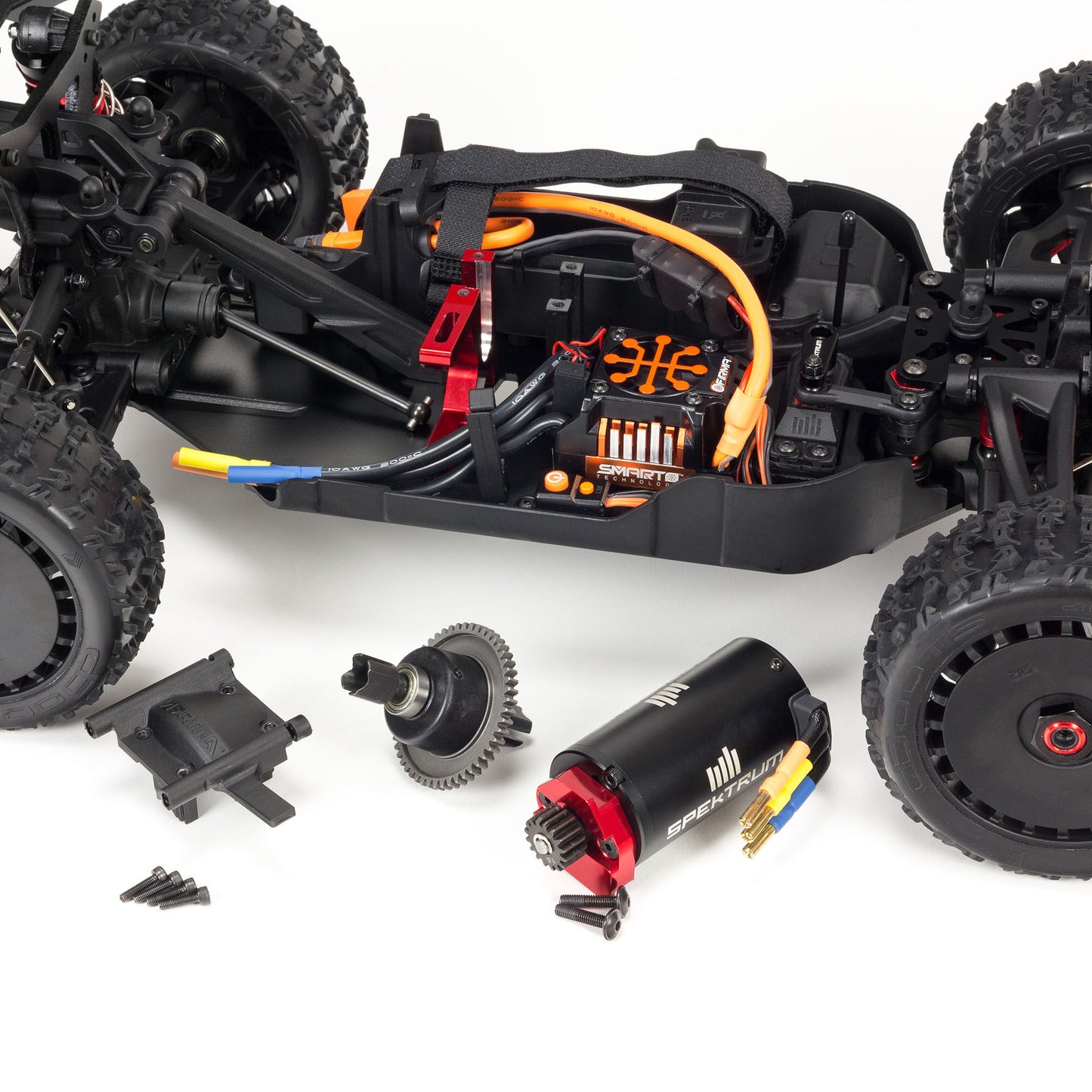 ARRMA TYPHON 4X4 6S BLX Brushless Buggy, RED