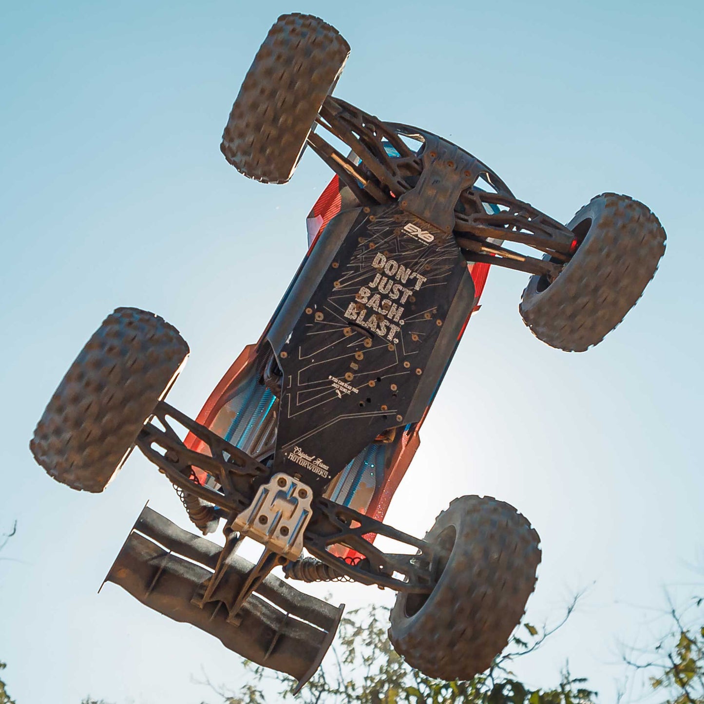 KRATON 6S V6 4X4 BLX Brushless Speed Monster Truck RTR, Blue/Orange