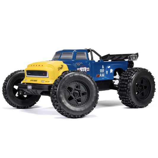 NOTORIOUS 6S V6 4X4 BLX Brushless Stunt Truck RTR, Blue - PREORDER