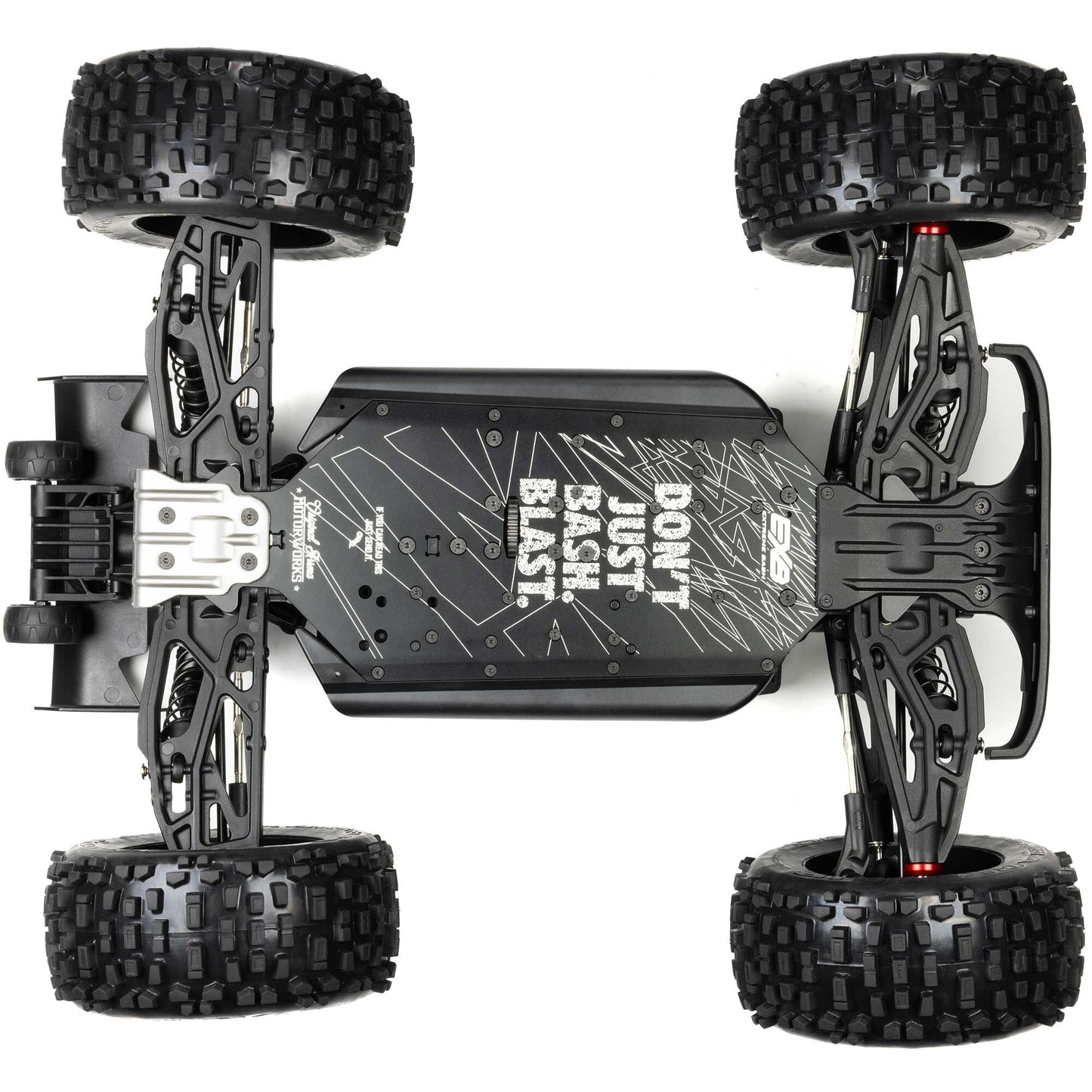 NOTORIOUS 6S V6 4X4 BLX Brushless Stunt Truck RTR, Blue - PREORDER