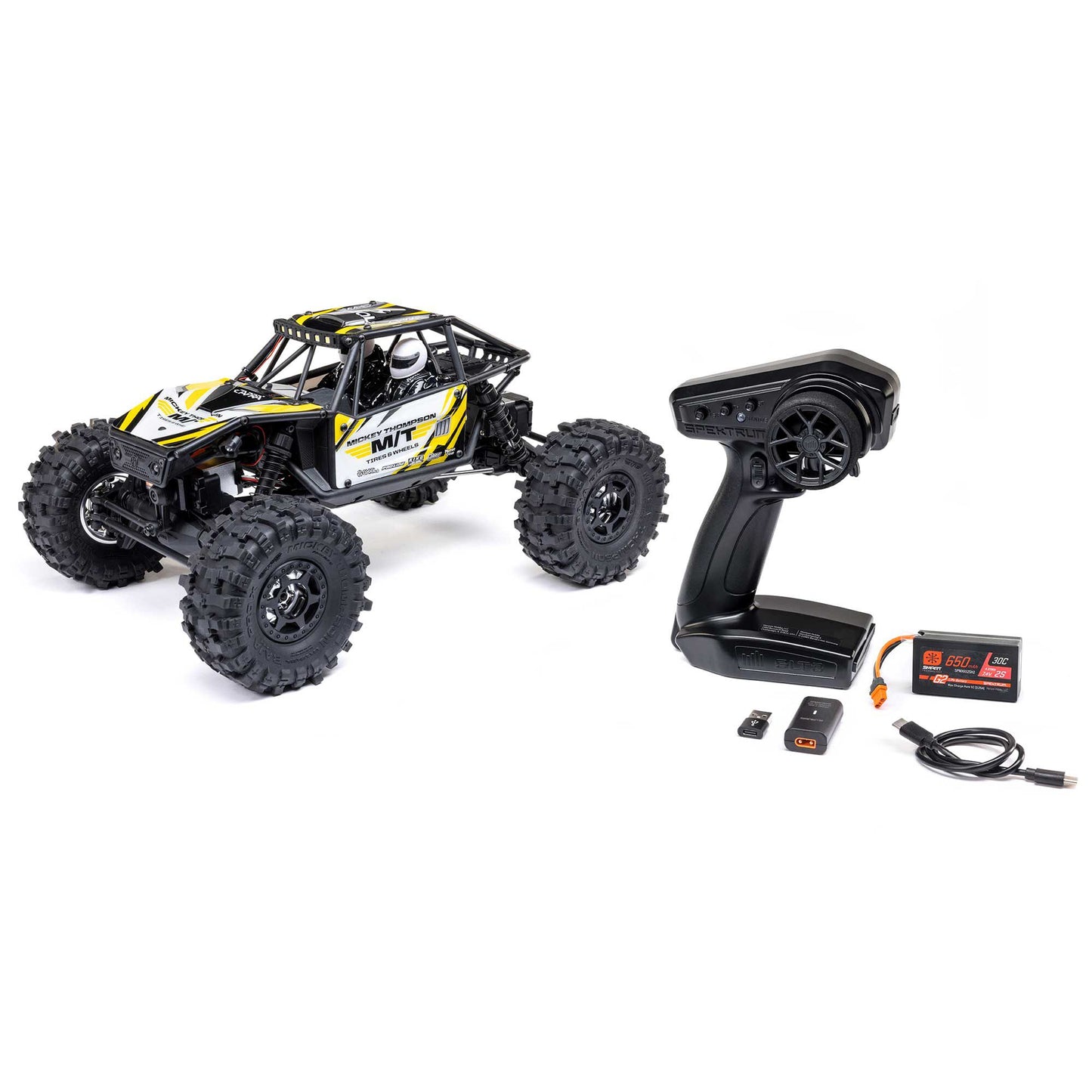 1/18 UTB18 Capra 4WS 4WD Trail Buggy RTR with Battery & Charger, Yellow