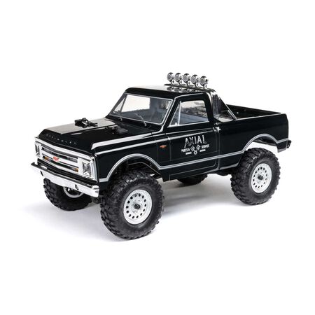 SCX24 1967 Chevrolet C10 4WD Brushed Truck RTR, Black