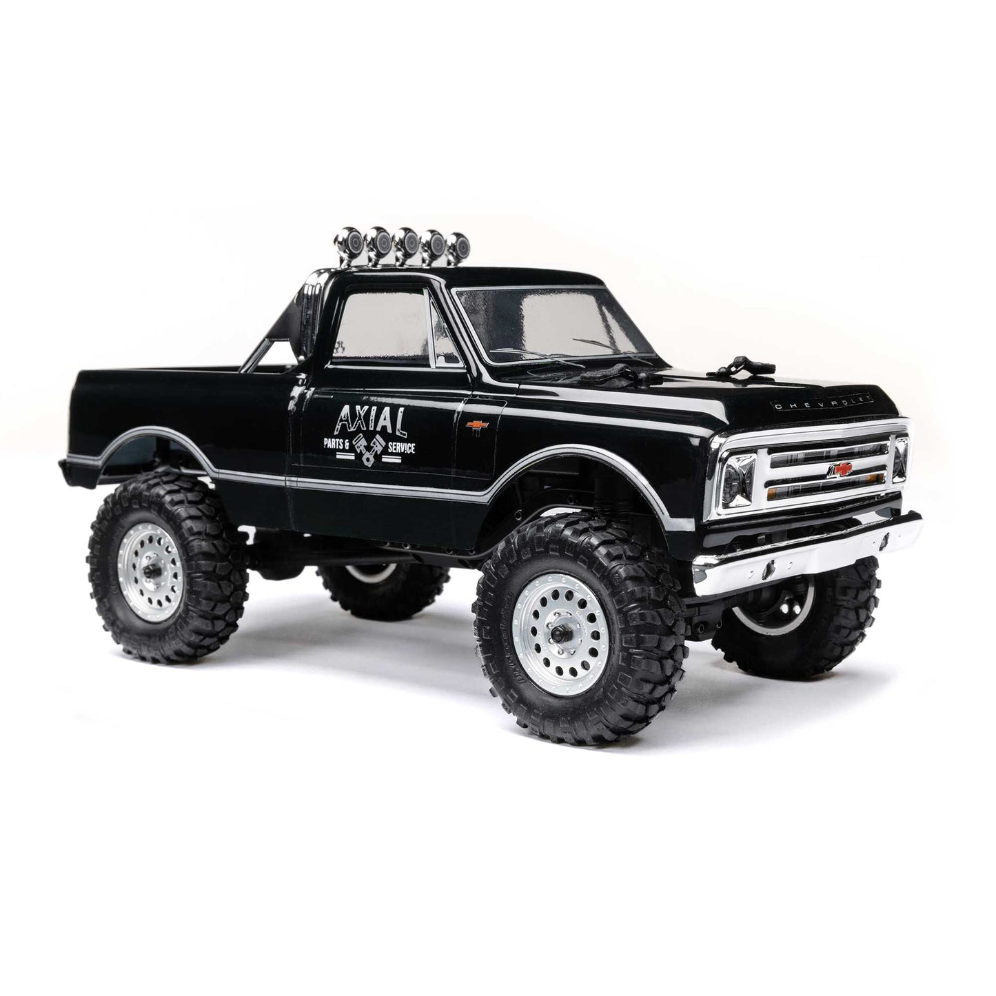 SCX24 1967 Chevrolet C10 4WD Brushed Truck RTR, Black