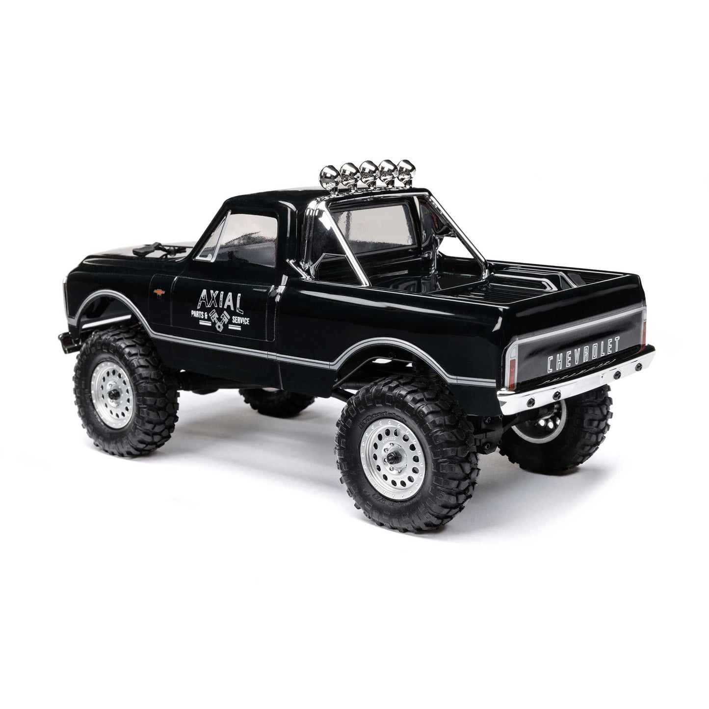 SCX24 1967 Chevrolet C10 4WD Brushed Truck RTR, Black