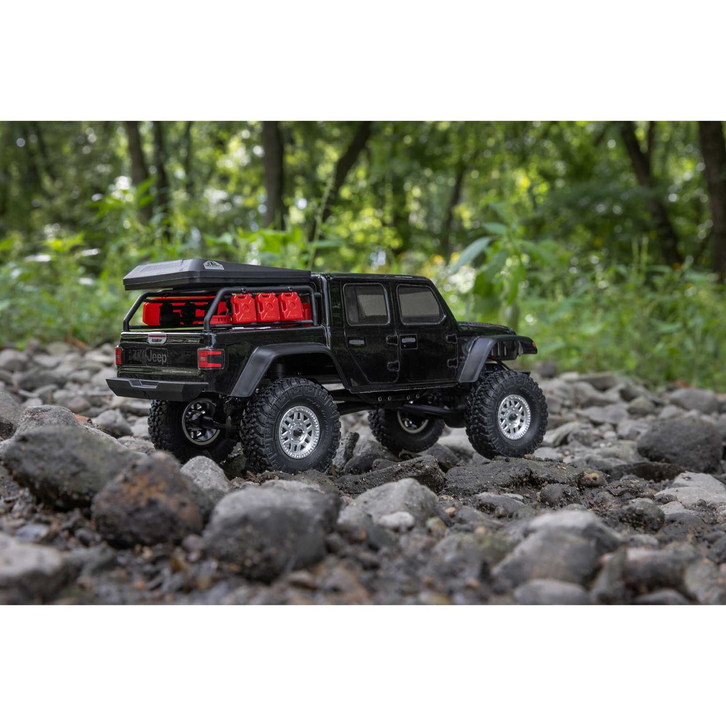 1/24 SCX24 Jeep JT Gladiator 4WD Rock Crawler Brushed RTR, Black